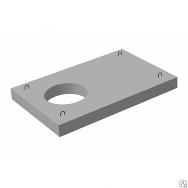 Плита дорожная опорная с отверстием <br>ПО-3